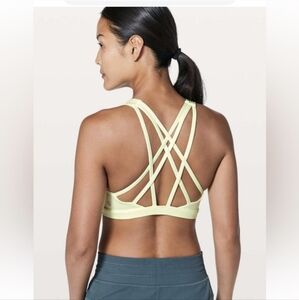 Lululemon Free To Be Serene Bra Fluro Citrus